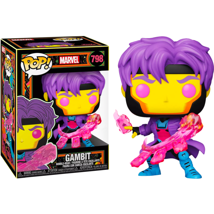 Marvel: Blacklight - Gambit Blacklight Pop! Vinyl Figure #798
