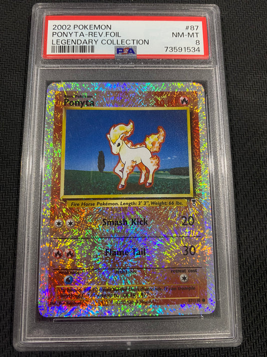 Ponyta 87/110 PSA 8 - Lengendary Collection - Reverse Holo