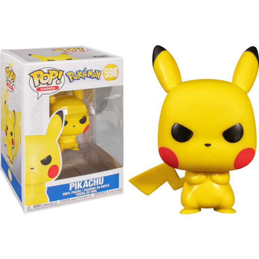 Pokemon - Pikachu Grumpy Pop! Vinyl Figure #598