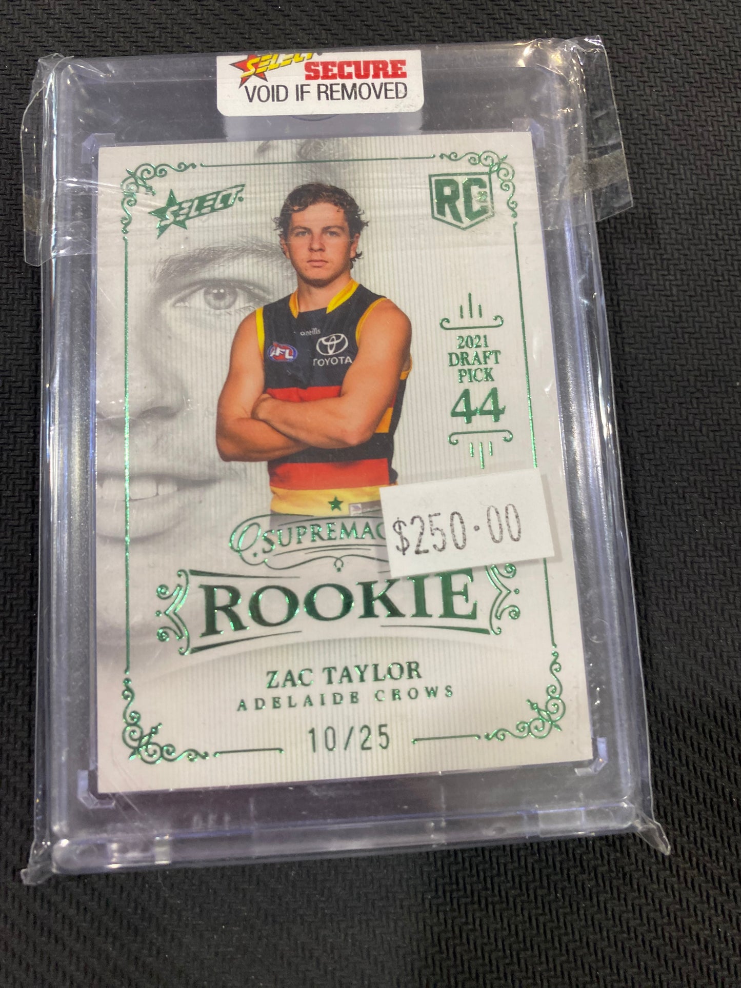 2022 AFL Select Supremacy rookie - Zac Taylor - Rookie 10/25