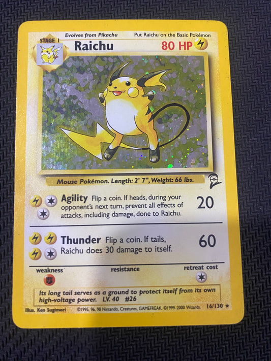 Raichu 16/130 MP - Base Set 2 - Holo Rare