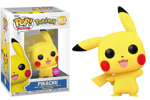 Pokemon - Pikachu Waving Flocked Pop! Vinyl Figure #553