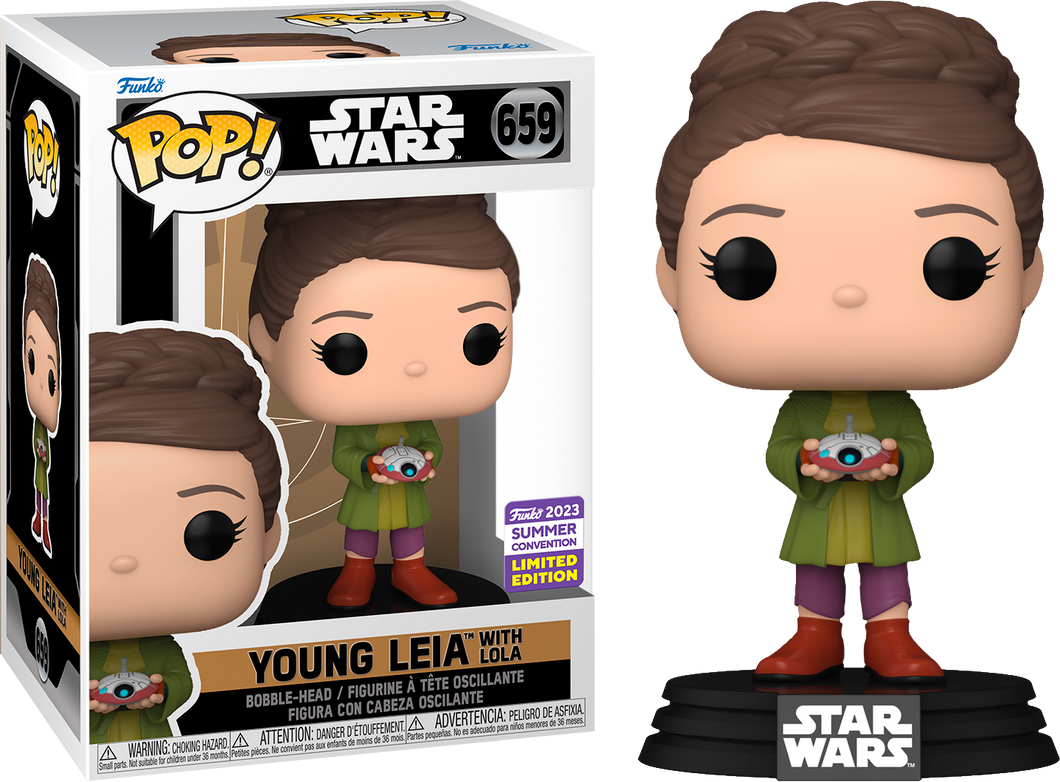 Funko Pop! Star Wars: Obi-Wan Kenobi - Young Leia #659 2023 Summer Convention Limited Edition