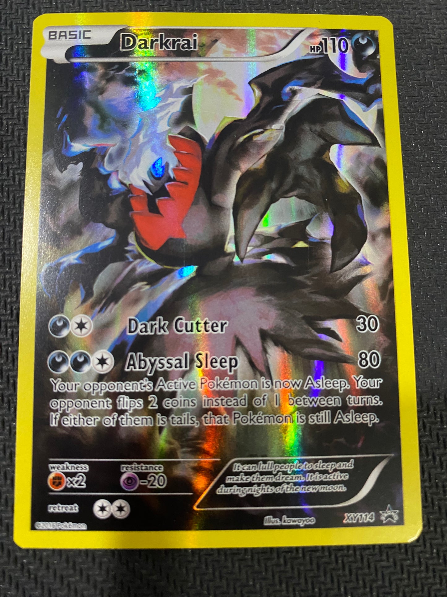 Darkrai XY114 LP - XY Black Star Promo