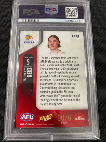 2025 AFL Select - Harley Reid - PSA 10 - Rising Star 76/1008