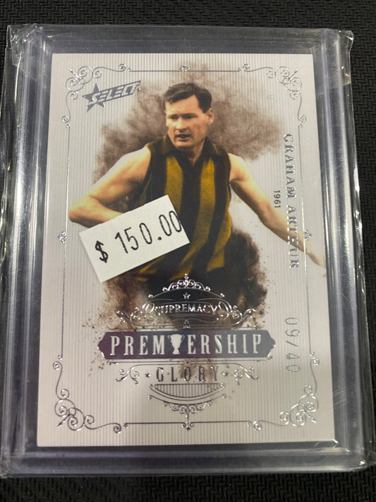 2019 AFL Select Supremacy - Graham Arthur - Premiership Glory Insert 09/40