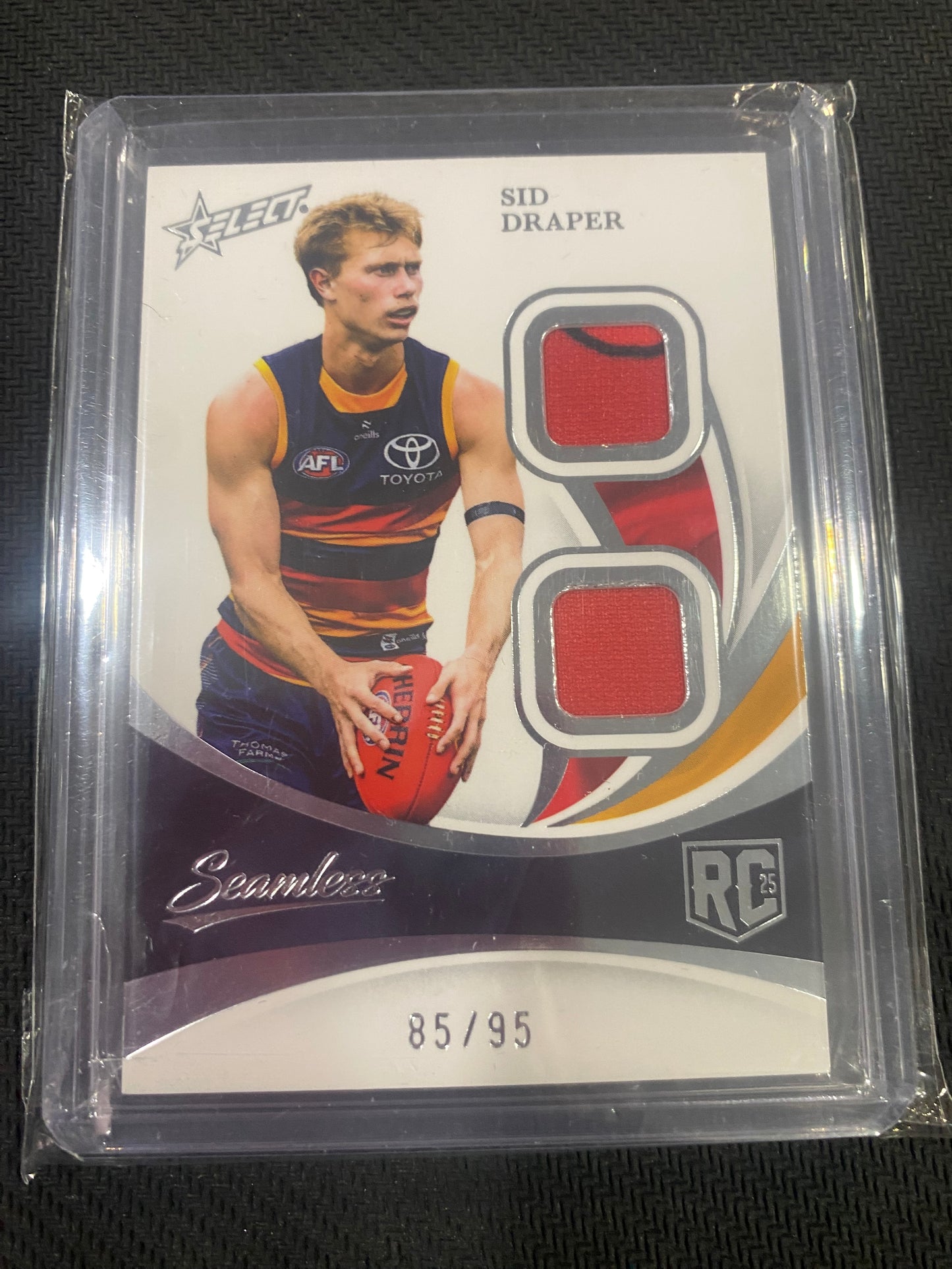 2025 AFL Select Seamless - Sid Draper - Rookie Double Patch 85/95