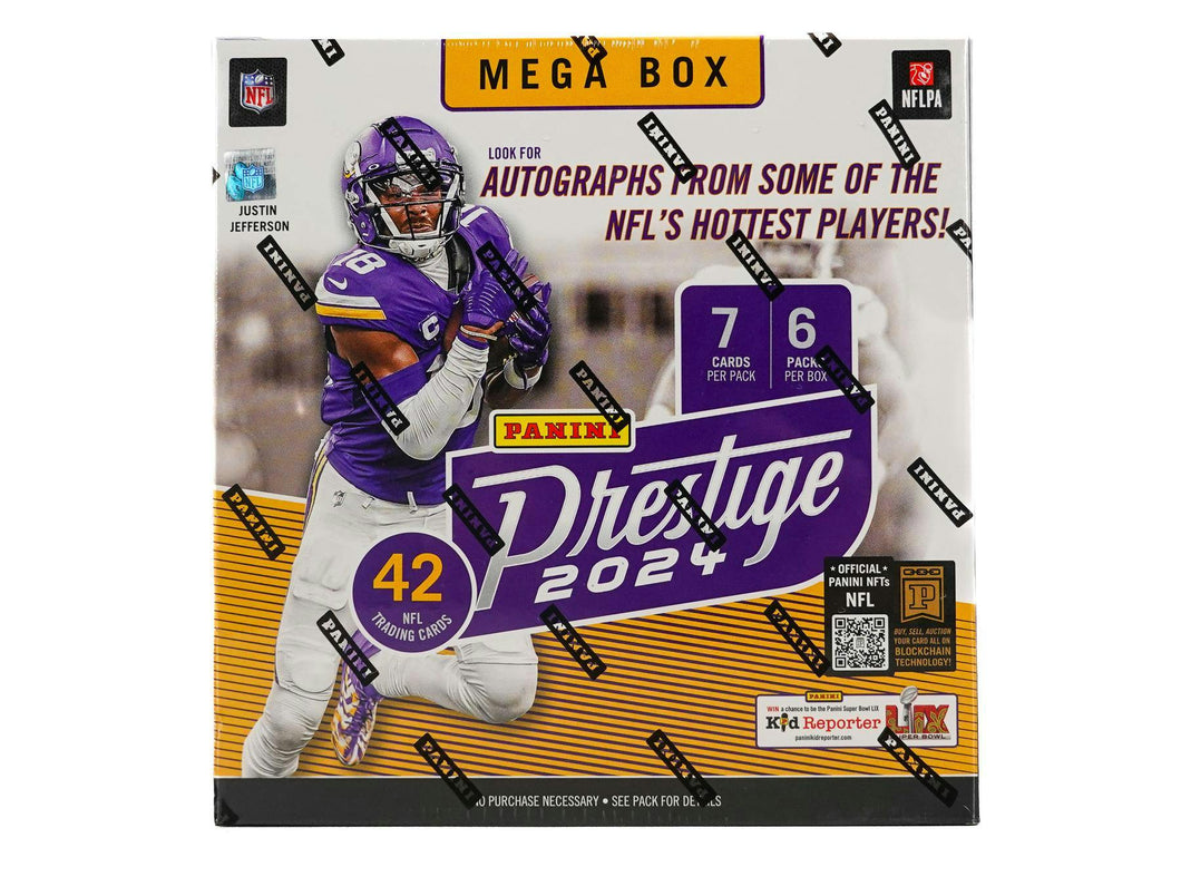 2024 Panini Prestige Football Mega Box (Hyper Parallels)