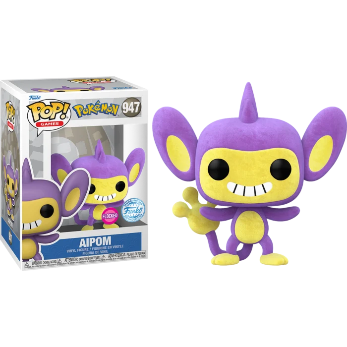 Funko Pop! Pokemon - Aipom Flocked #947