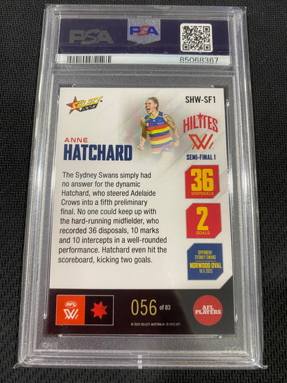 2023 AFLW Select - Anne Hatchard - PSA 10 - Season 8 Hilites 56/83