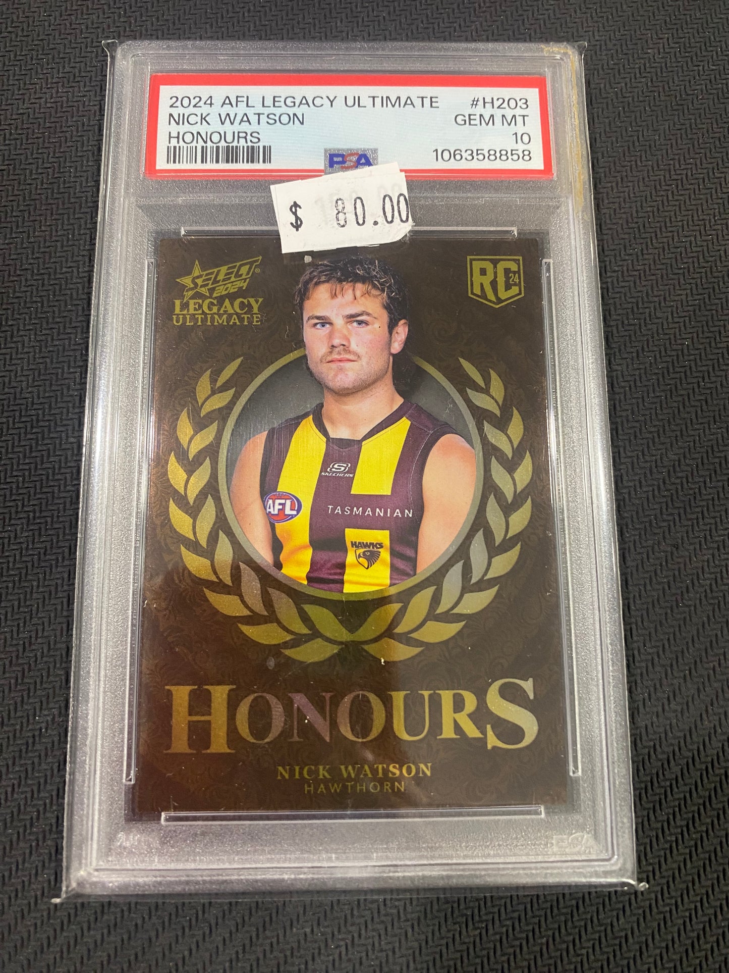 2024 AFL Legacy Ultimate - Nick Watson - PSA 10 - Honours 242/255