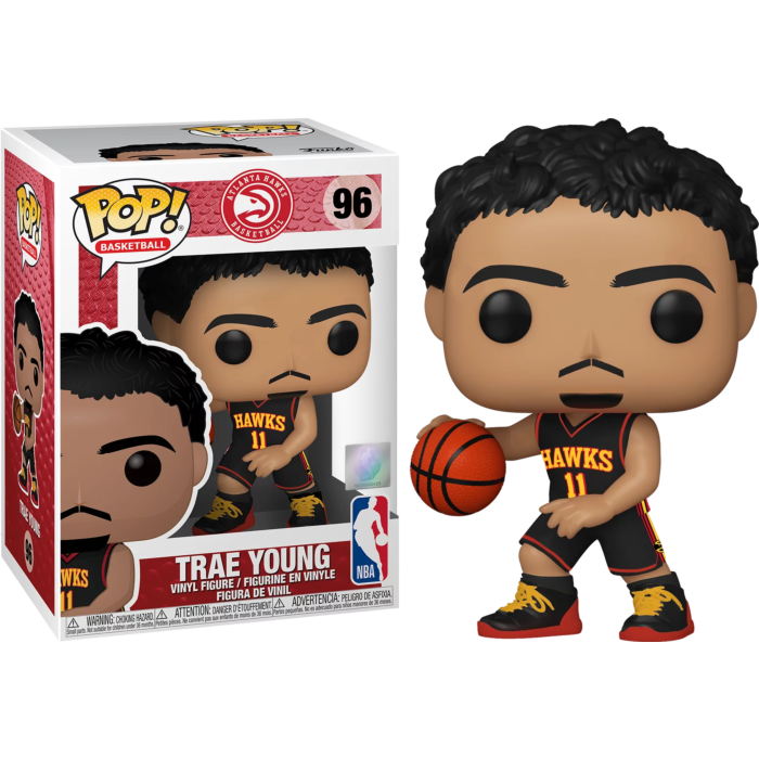 NBA Basketball - Trae Young Atlanta Hawks Pop!  Skip to Trae Young Atlanta Hawks Pop! Vinyl Figure #96