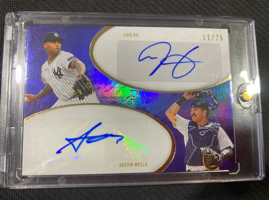 2025 Topps - Luis Gil & Austin Wells - Dynamic Duals 11/25