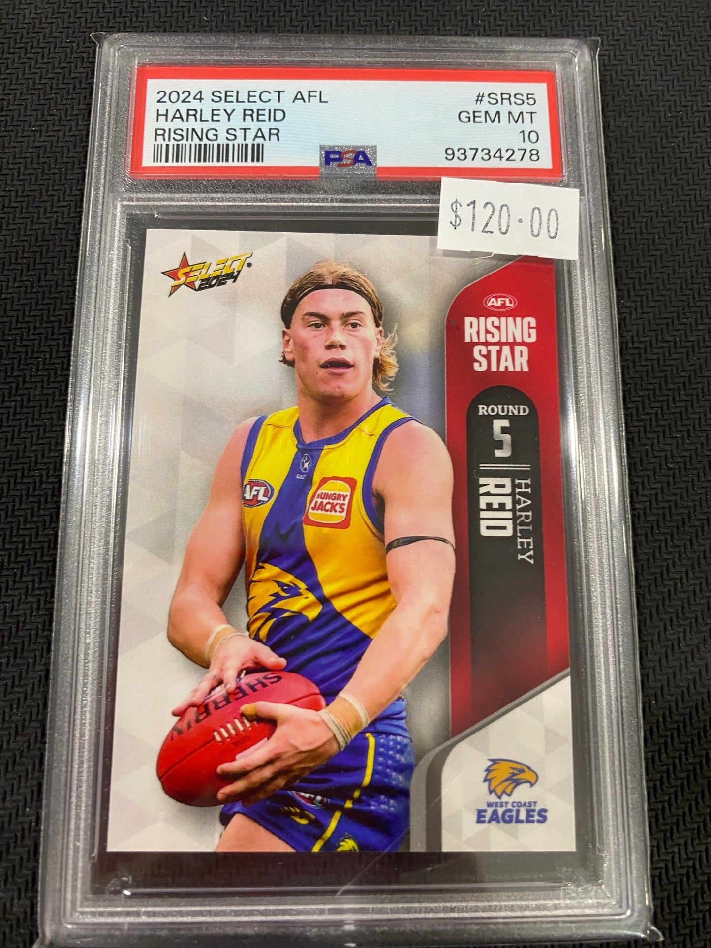 2024 AFL Select - Harley Reid - PSA 10 - Rising Star 654/1008