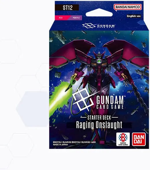 PRE-ORDER 25th SEPTEMBER - Gundam Card Game Raging Onslaught ST12 Starter Deck