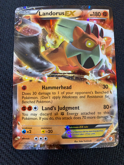 Landorus EX 89/149 - Boundaries Crossed - Ultra Rare