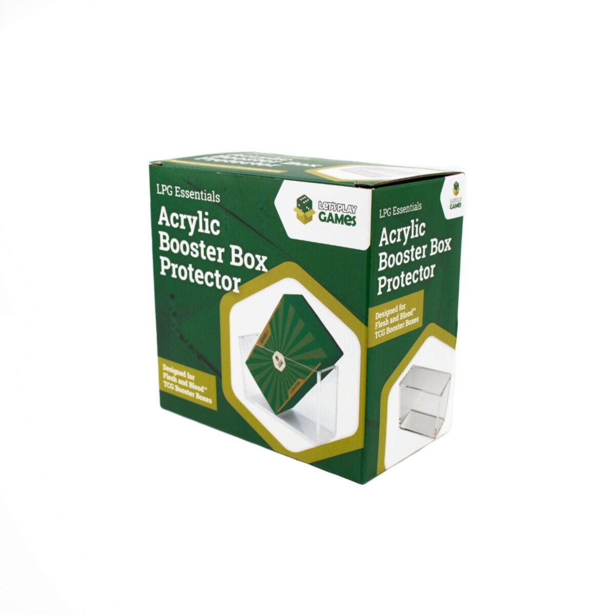 LPG Essentials Acrylic Booster Box Protector - Flesh and Blood Booster Box Size.