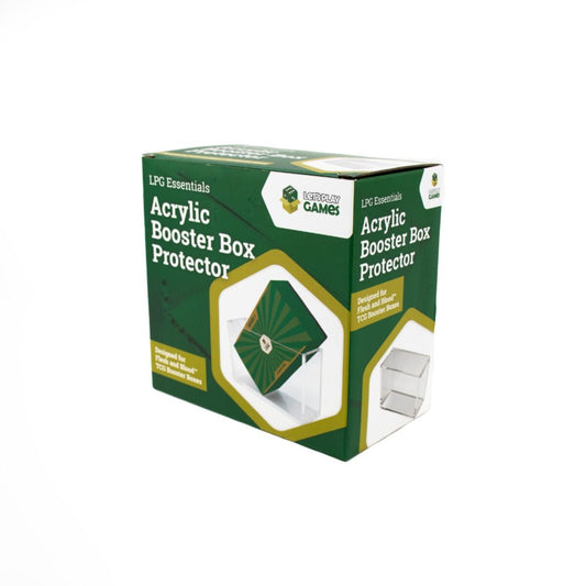 LPG Essentials Acrylic Booster Box Protector - Flesh and Blood Booster Box Size.