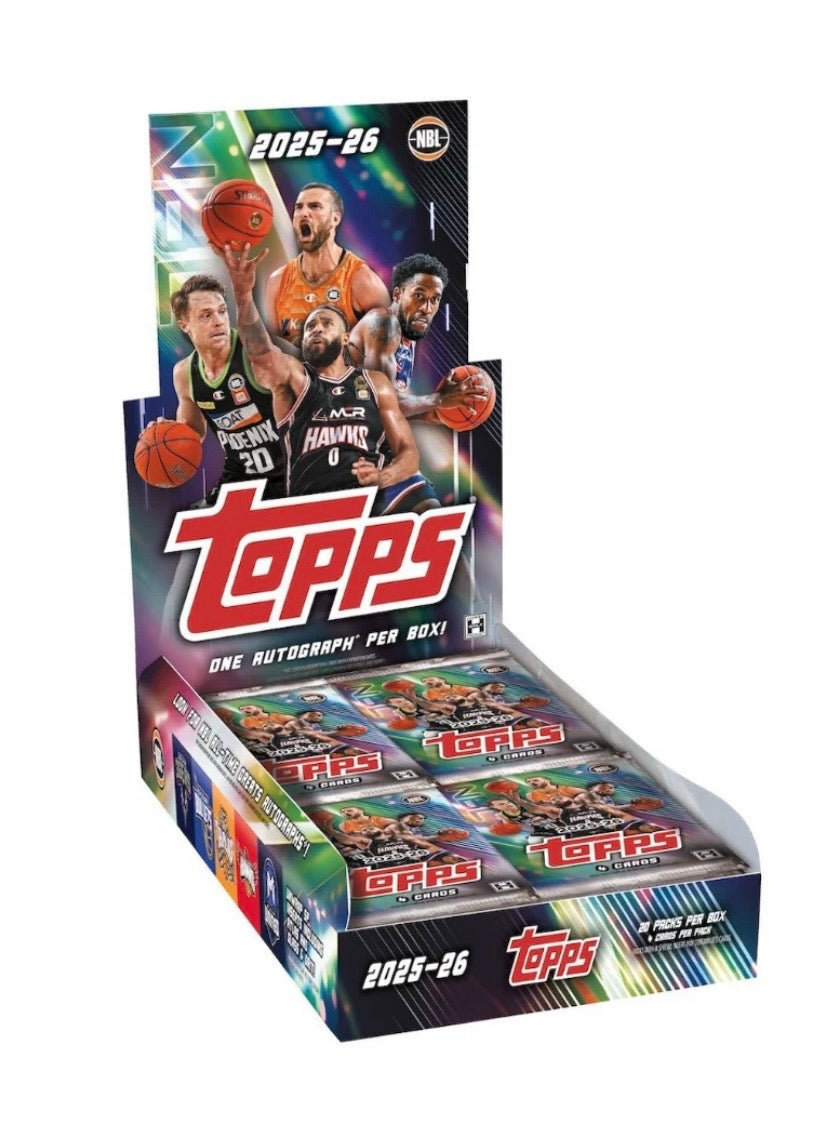 (Pre-Order Early June) 2025-26 Topps NBL Basketball Hobby Box