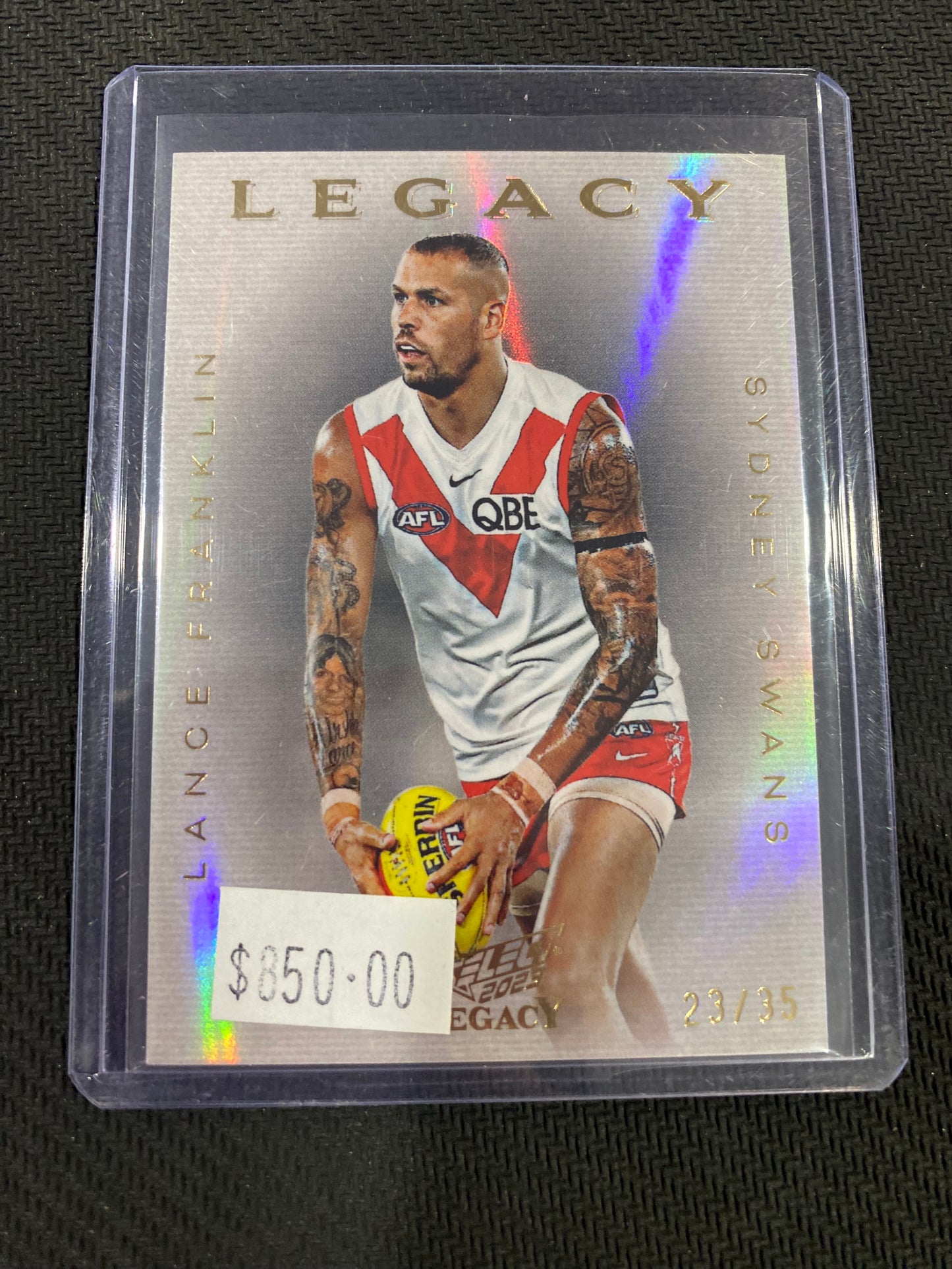 2023 AFL Select Legacy - Lance Franklin - Legacy Jumper Number! 23/35
