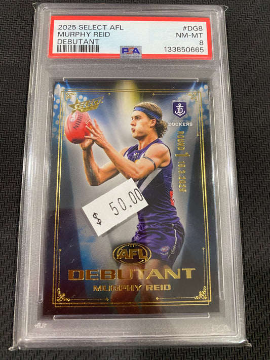 2026 AFL Select - Murphy Reid - PSA 8 - Debutant 224/231