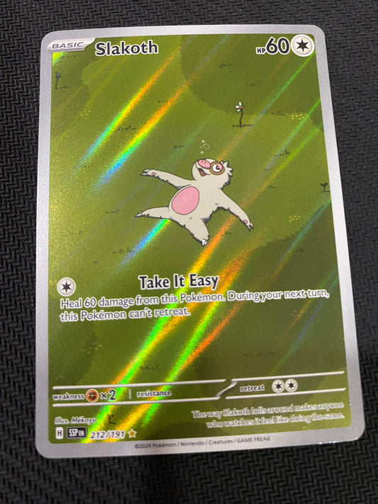 Slakoth 212/191 - Surging Sparks - Illustration Rare