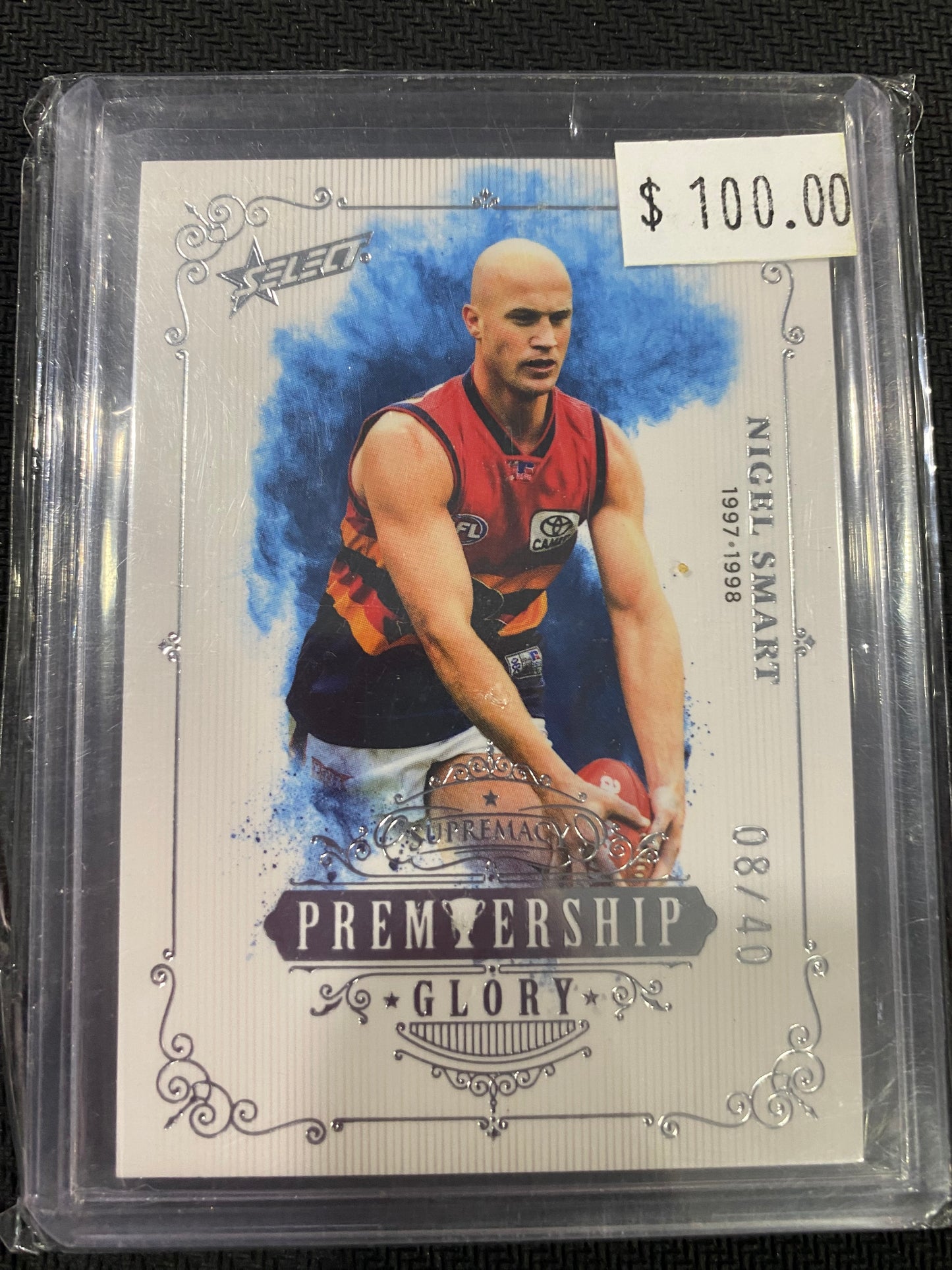2021 AFL Select Supremacy - Nigal Smart - Premiership Glory Insert 8/40