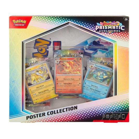 Pokemon TCG Scarlet & Violet Prismatic Evolutions Poster Collection English