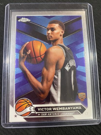 2023-24 Victor Wembanyama Rookie Topps Chrome Base