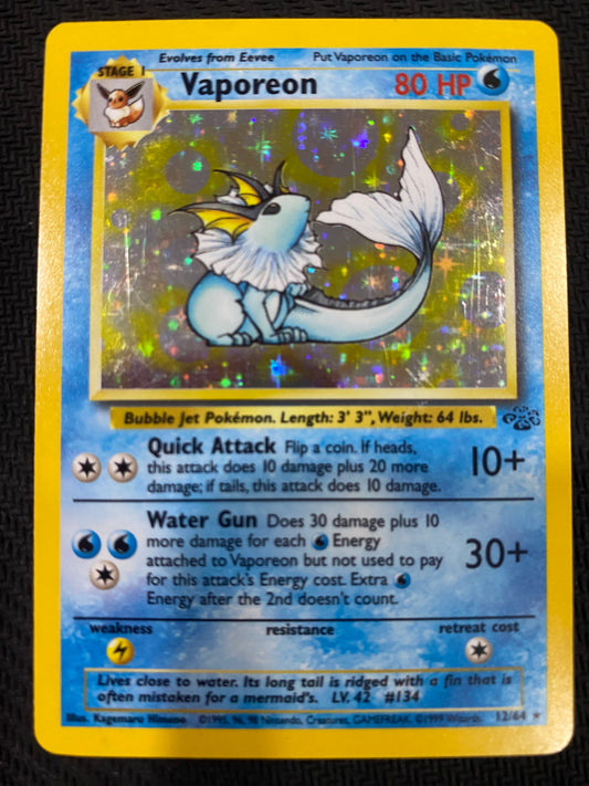 Vaporeon 12/64 - Jungle - Holo