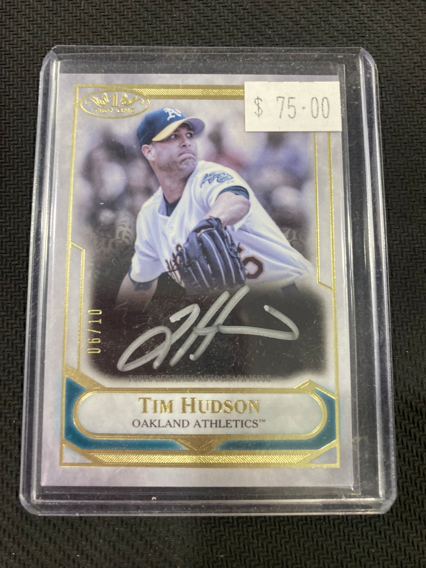 2021 Topps - Tim Hudson - Tier One Talent Autograph 06/10