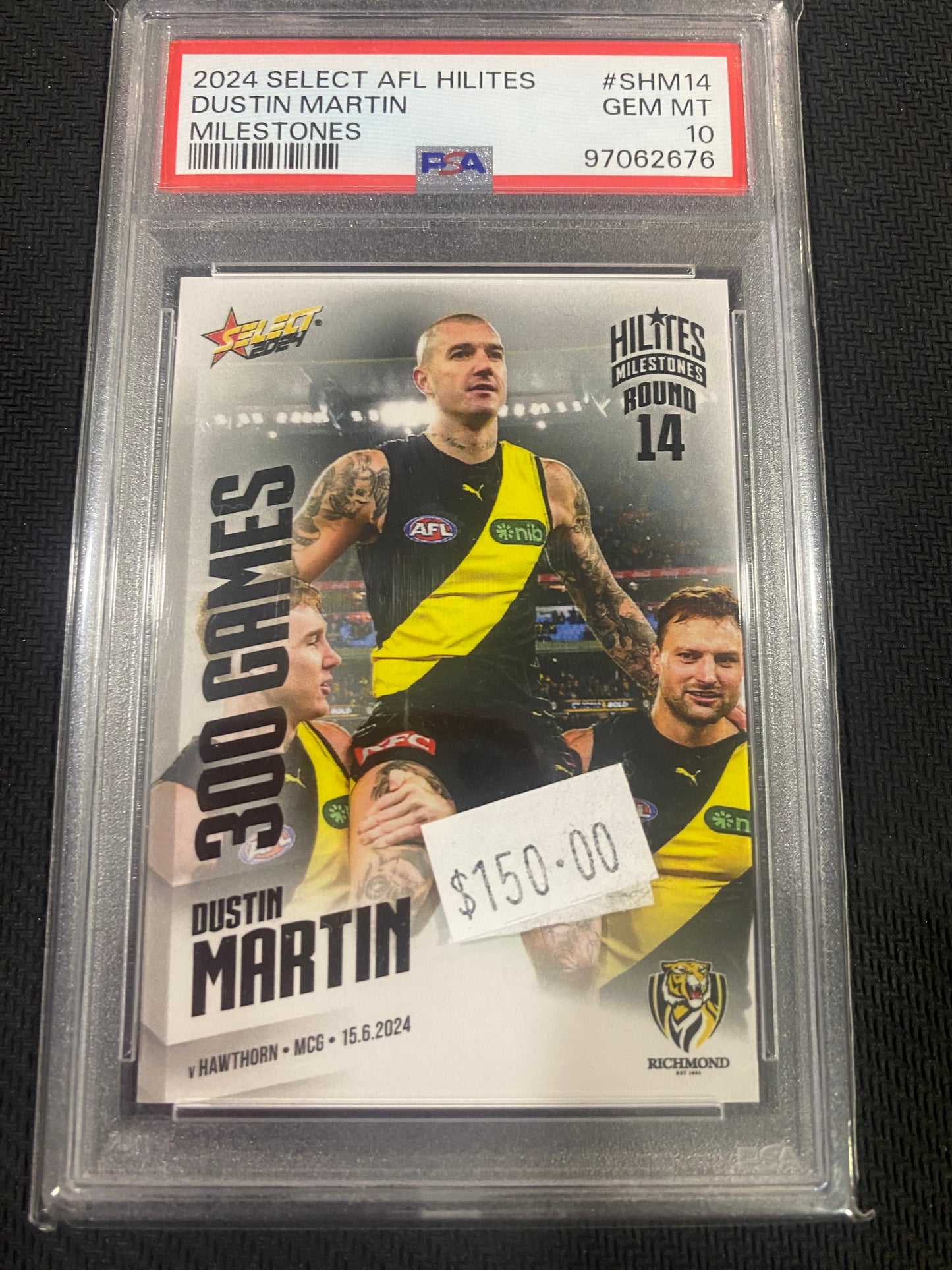 2025 AFL Select - Dustin Martin - PSA 10 - Hilites 2455/3281