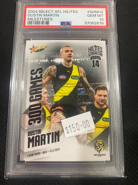 2025 AFL Select - Dustin Martin - PSA 10 - Hilites 2455/3281