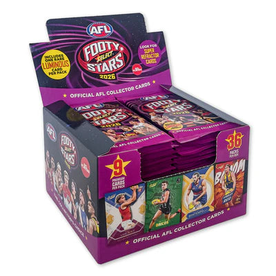 2026 AFL Footy Stars Cards Sealed Box (36 Packs