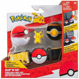 Pokemon Clip N Go Poke Ball Belt Set - Assorted - Mystery