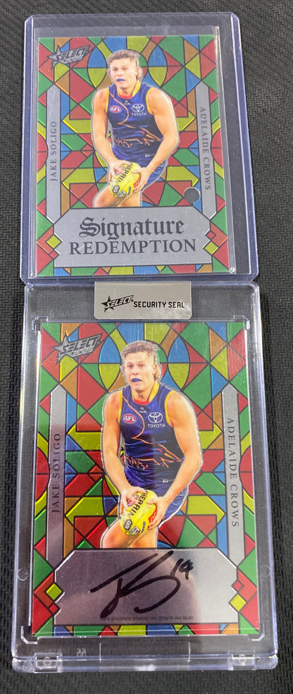 2025 AFL Select - Jake Soligo - Luminous Myriad Signature 43/99