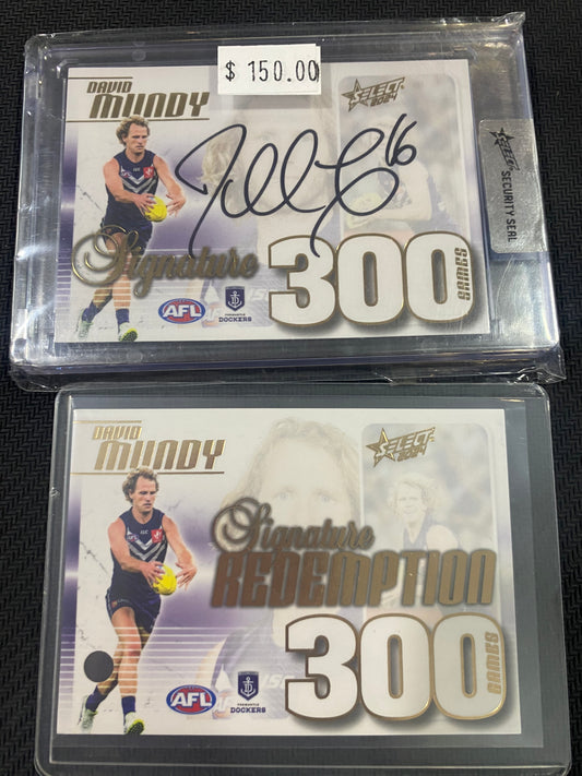 2024 AFL Select - David Mundy - 300 Games Signature 26/50