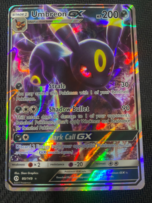Umbreon GX 80/149 - Sun & Moon Base Set - Ultra Rare
