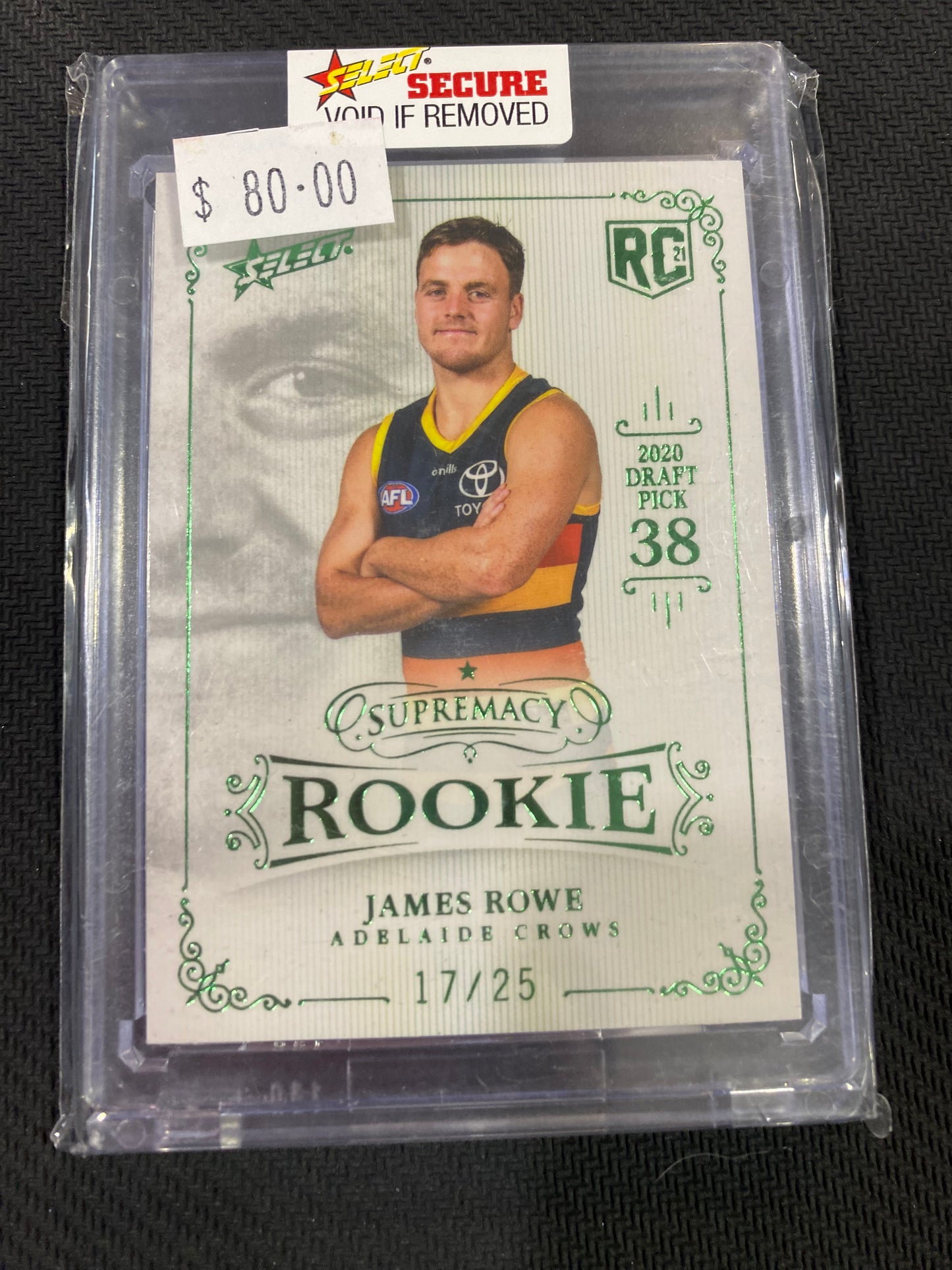 2021 AFL Select Supremacy Rookie - James Rowe - Rookie 17/25