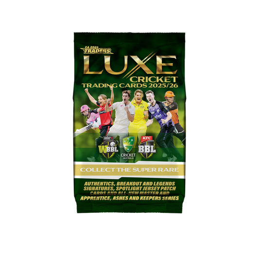 Cricket - 2025/26 Luxe Cricket Trading Cards Hobby Pack (10 Cards