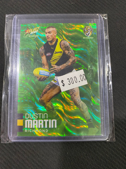 2020 AFL Select Prestige - Dustin Martin - Green Parallel 11/60