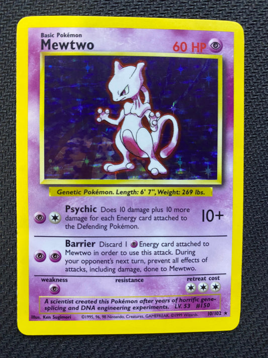 Mewtwo 10/102 - Base Set Unlimited - Holo Rare