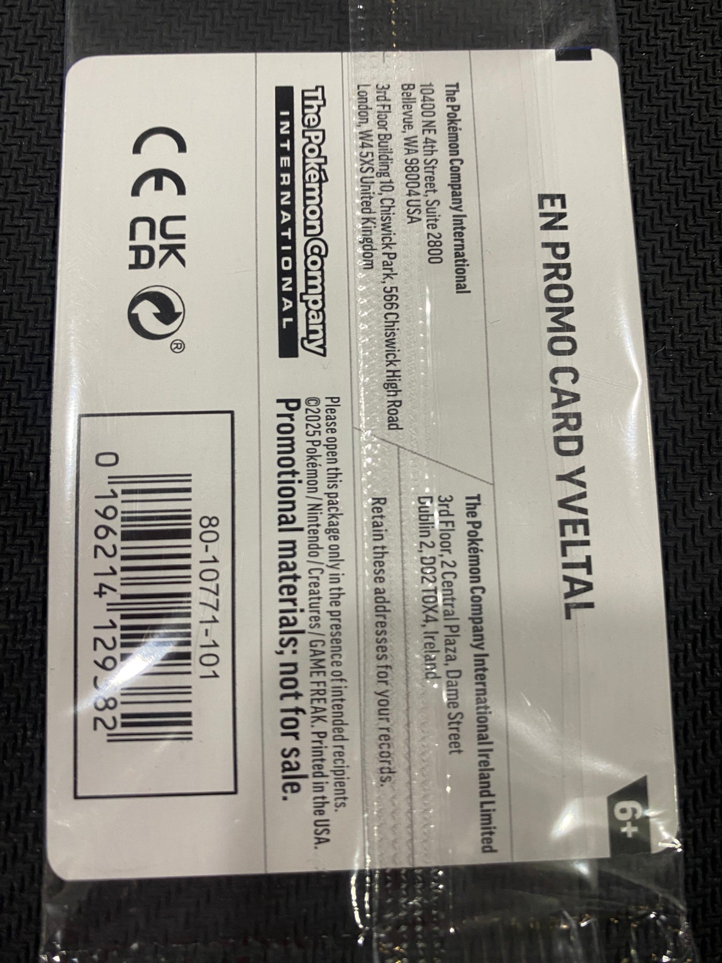 Yveltal 088/132 - Mega Evolutions - EB Games Promo