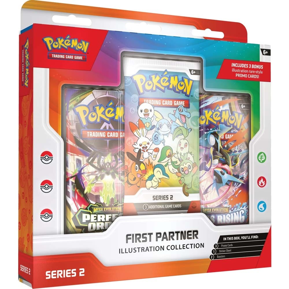 PRE ORDER EARLY AUGEST - Pokemon TCG – First Partner Illustration Collection – Series 2