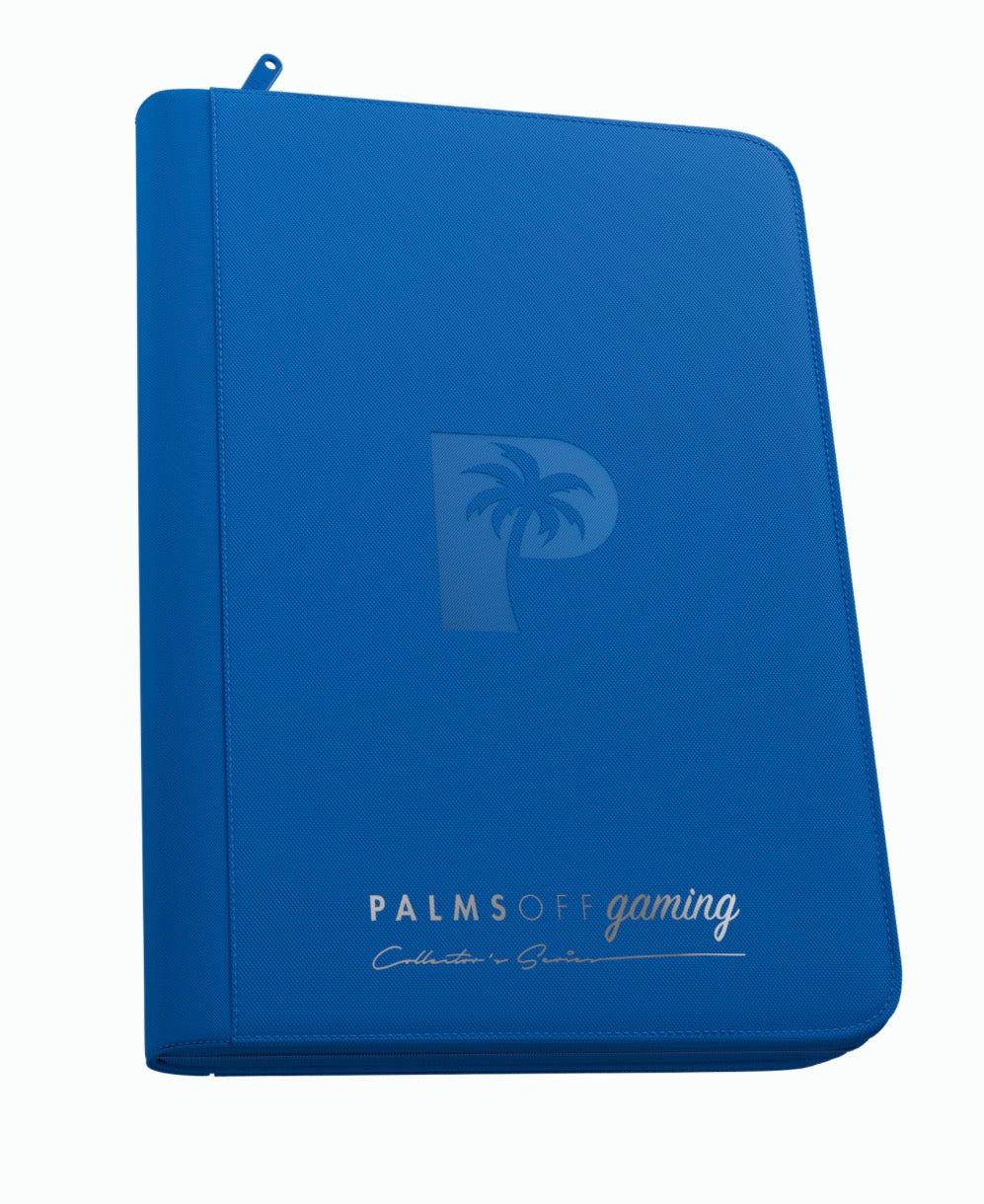 Collector's Series 9 Pocket Zip Binder - Blue