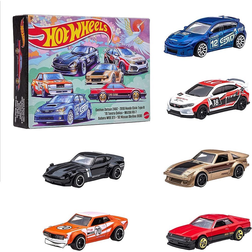 Hot Wheels Japanese Car Culture 6 Pack