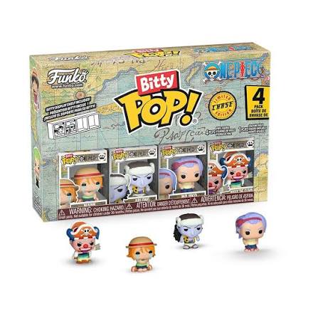 Bitty POP! - One Piece - 4 pack Assorted