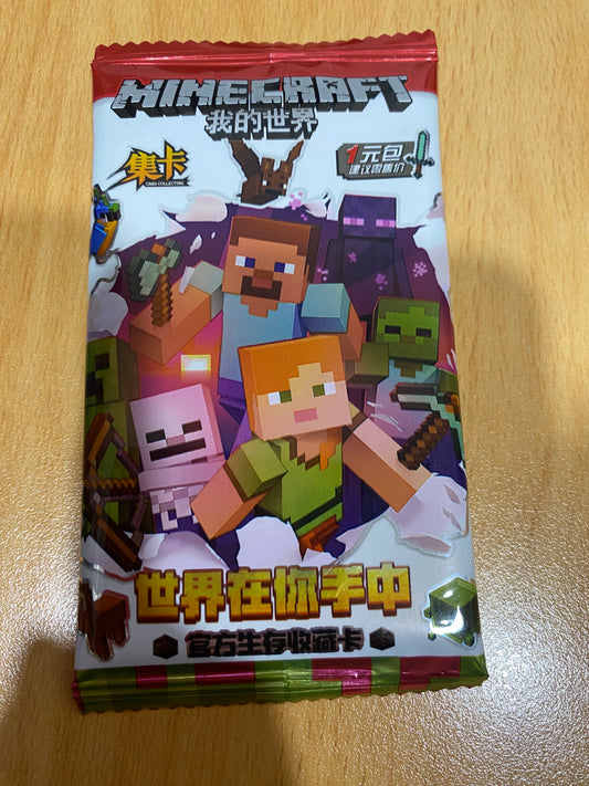 Minecraft Trading Card Pack - Assorted - Mystery