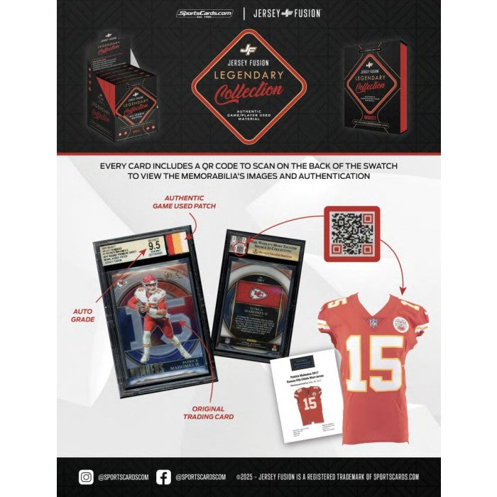 PRE ORDER - LATE DECEMBER - 2025 Jersey Fusion Legendary Collection Box