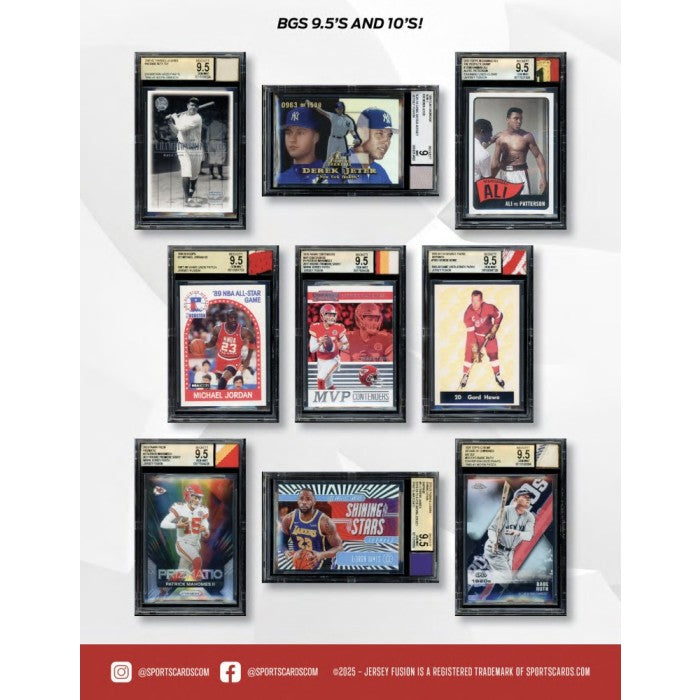 PRE ORDER - LATE DECEMBER - 2025 Jersey Fusion Legendary Collection Box